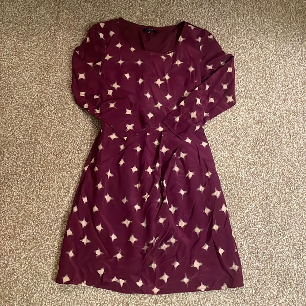 Madewell Silk Print Dress
